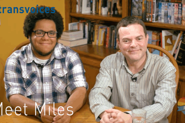 Miles and his brother, Scott.