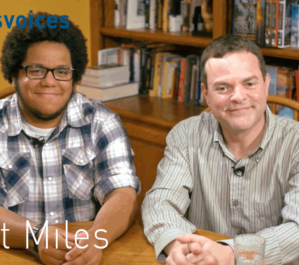 Miles and his brother, Scott.