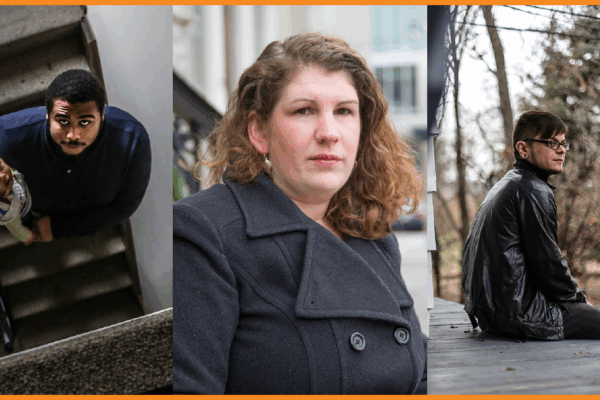 Photos of Jacob, Lisa and Dylan who spent time in solitary confinement as teens.