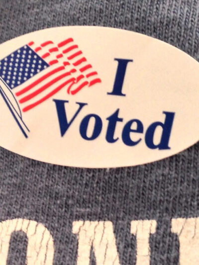 I voted sticker