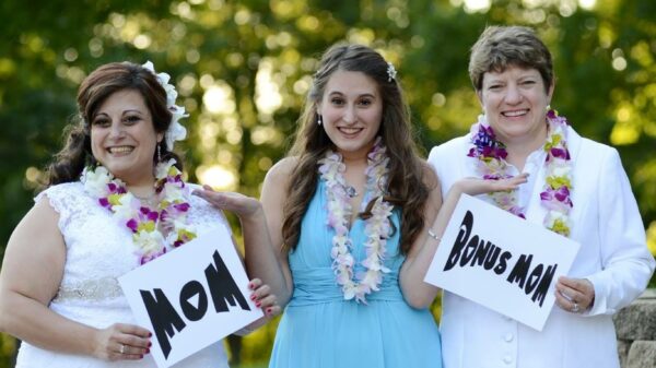 Photo of Laura with her Two Moms
