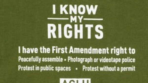 First Amendment: I Know My Rights