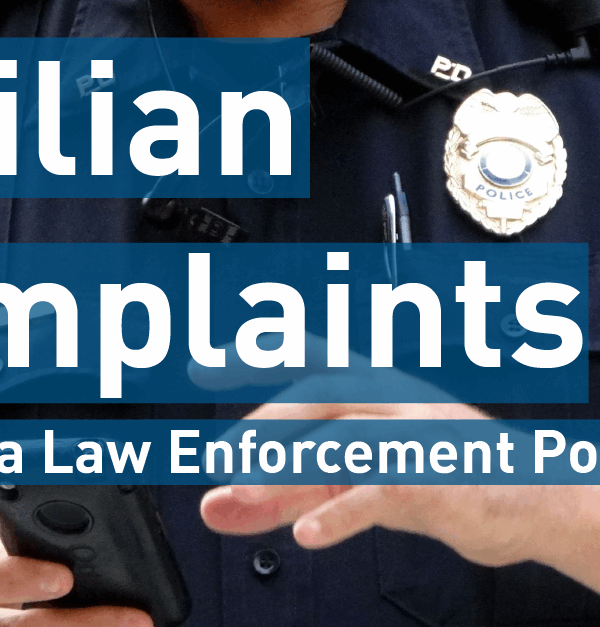 Image Text Reads: Civilian Complaints Nebraska Law Enforcement Policies