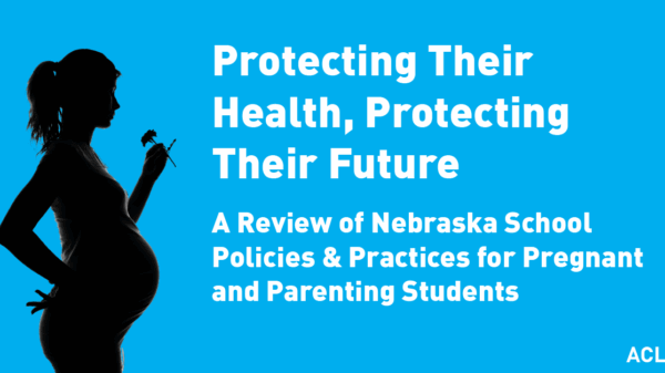 silhouette of a pregnant woman with text: protecting their health, protecting their future