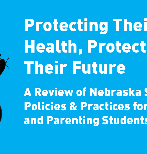 silhouette of a pregnant woman with text: protecting their health, protecting their future