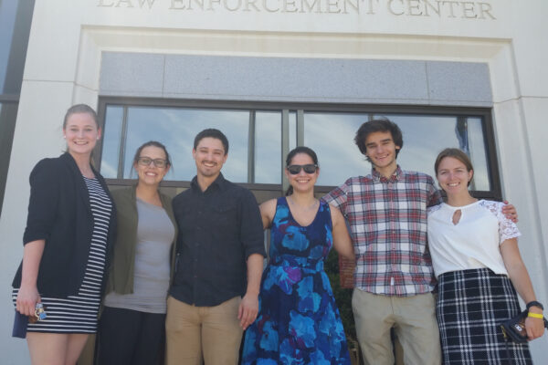 A photo of six ACLU of Nebraska interns and law clerks.
