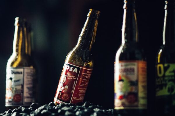 Photo of beer bottles