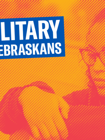 Stylized image of a teenage woman with text: Stop Solitary for Young Nebraskans