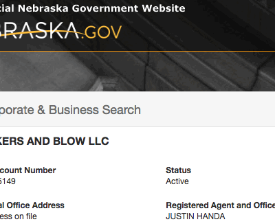 Secretary of State's webpage