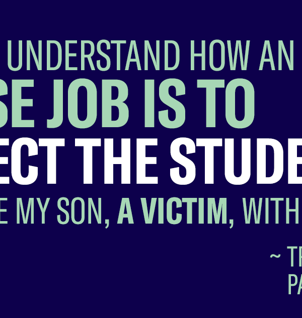 I do not understand how an SRO, whose job it is to protect the students, would cite my son, a victim, with charges.