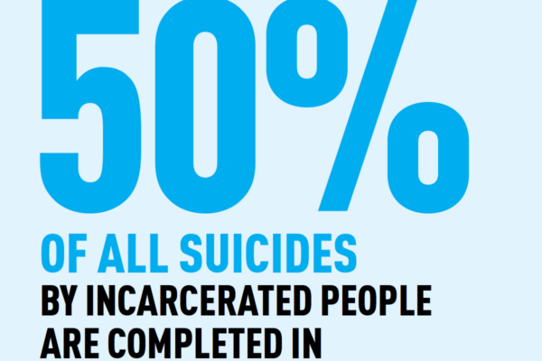 Nearly 50% of all suicides by incarcerated people are completed in solitary confinement.