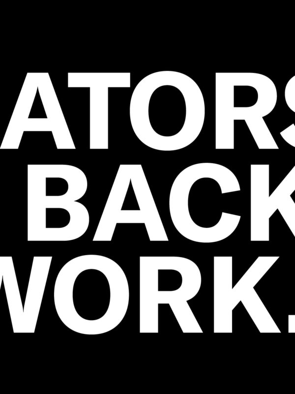 A graphic listing partners that are telling state senators to get back to work.