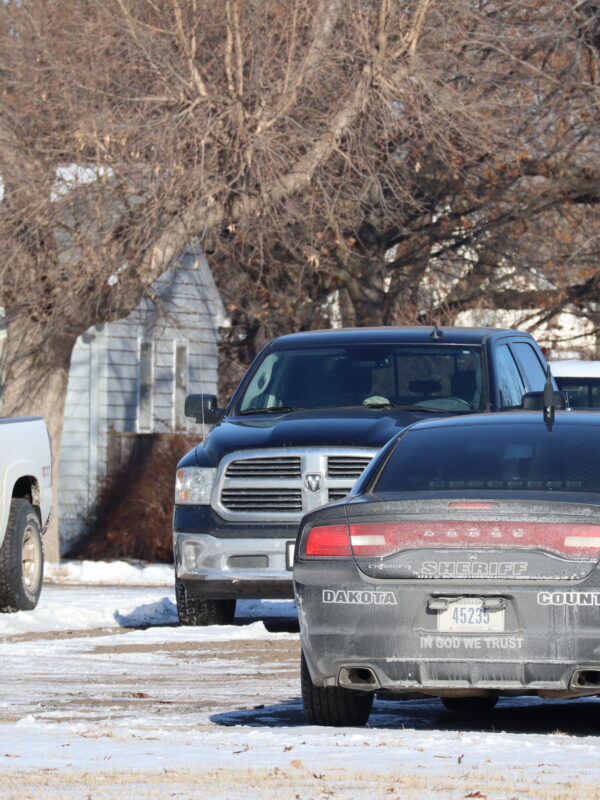 A photograph of a Dakota County Sheriff's cruiser.