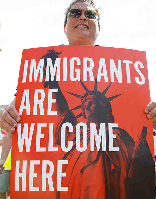 Immigrants are welcome