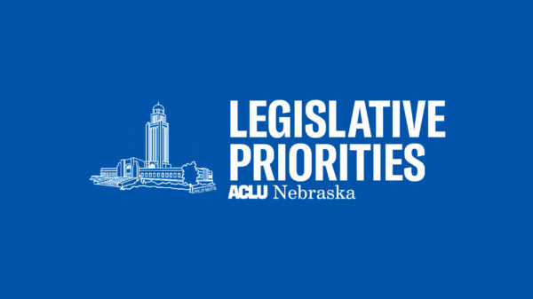 A graphic reads legislative priorities and shows an image of the state capitol.