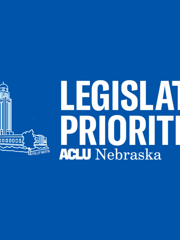 A graphic reads legislative priorities and shows an image of the state capitol.