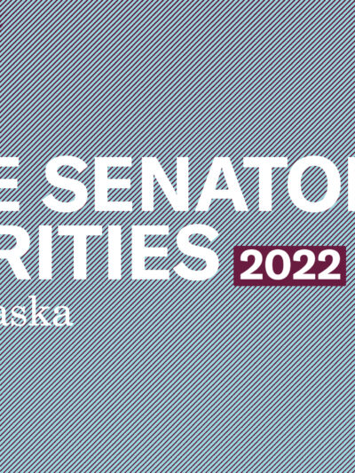 A graphic reads State Senators' priorities 2022