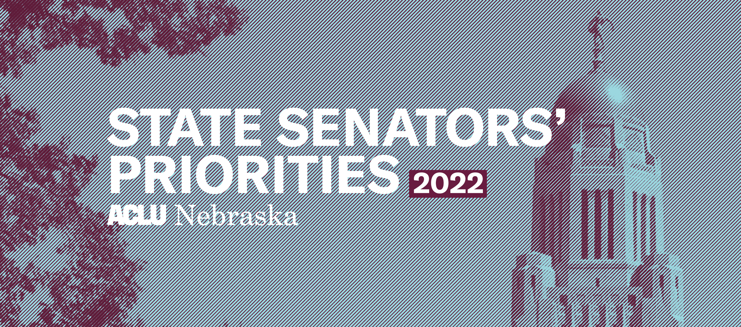A graphic reads State Senators' priorities 2022