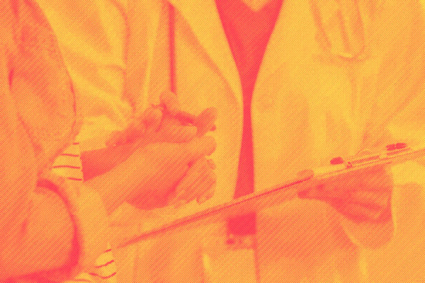 A doctor speaks with a patient.