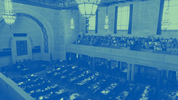 Nebraskans listen to debate from the balcony at the Nebraska State Capitol. Original photo by Rebecca Gratz for the ACLU of Nebraska.