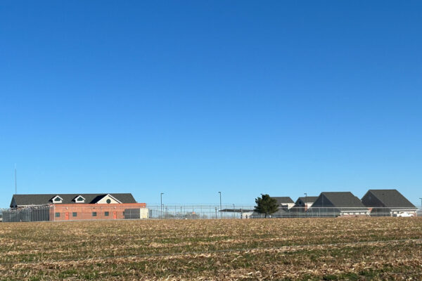 A photograph of the immigrant detention center in McCook, Nebraska, which is owned and operated by the state prison system.