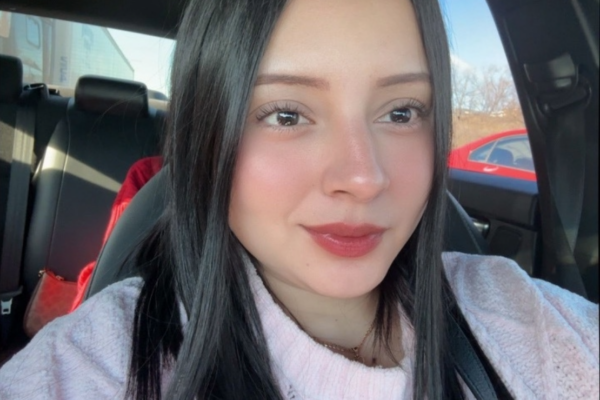 A selfie-style photo of Virginia Pineda Lemus, provided by the client.