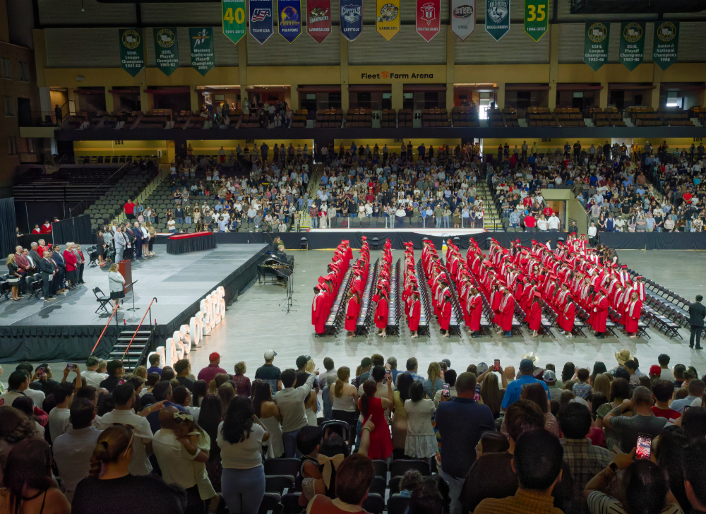 South Sioux City's class of 2026 gathers at a May graduation ceremony.
