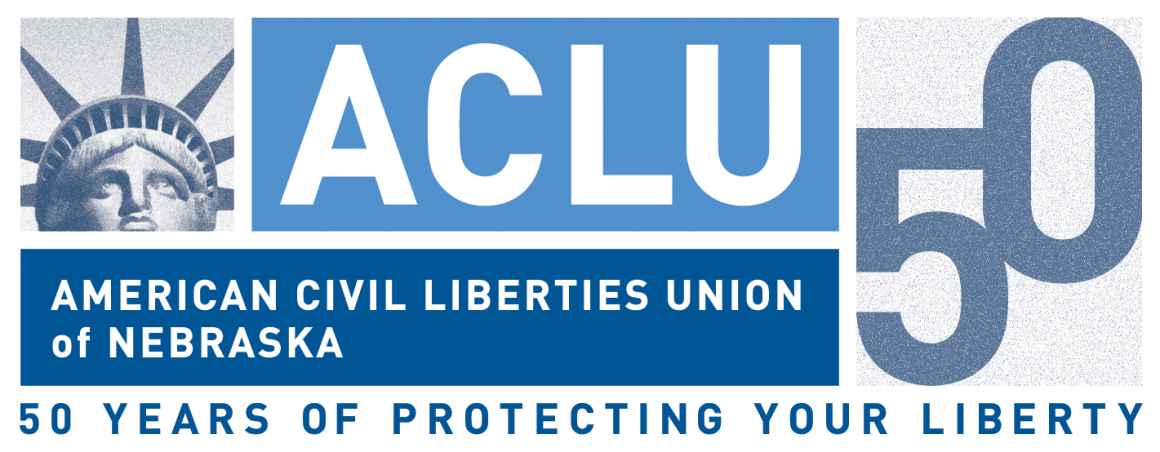 ACLU of Nebraska 50th Anniversary Logo