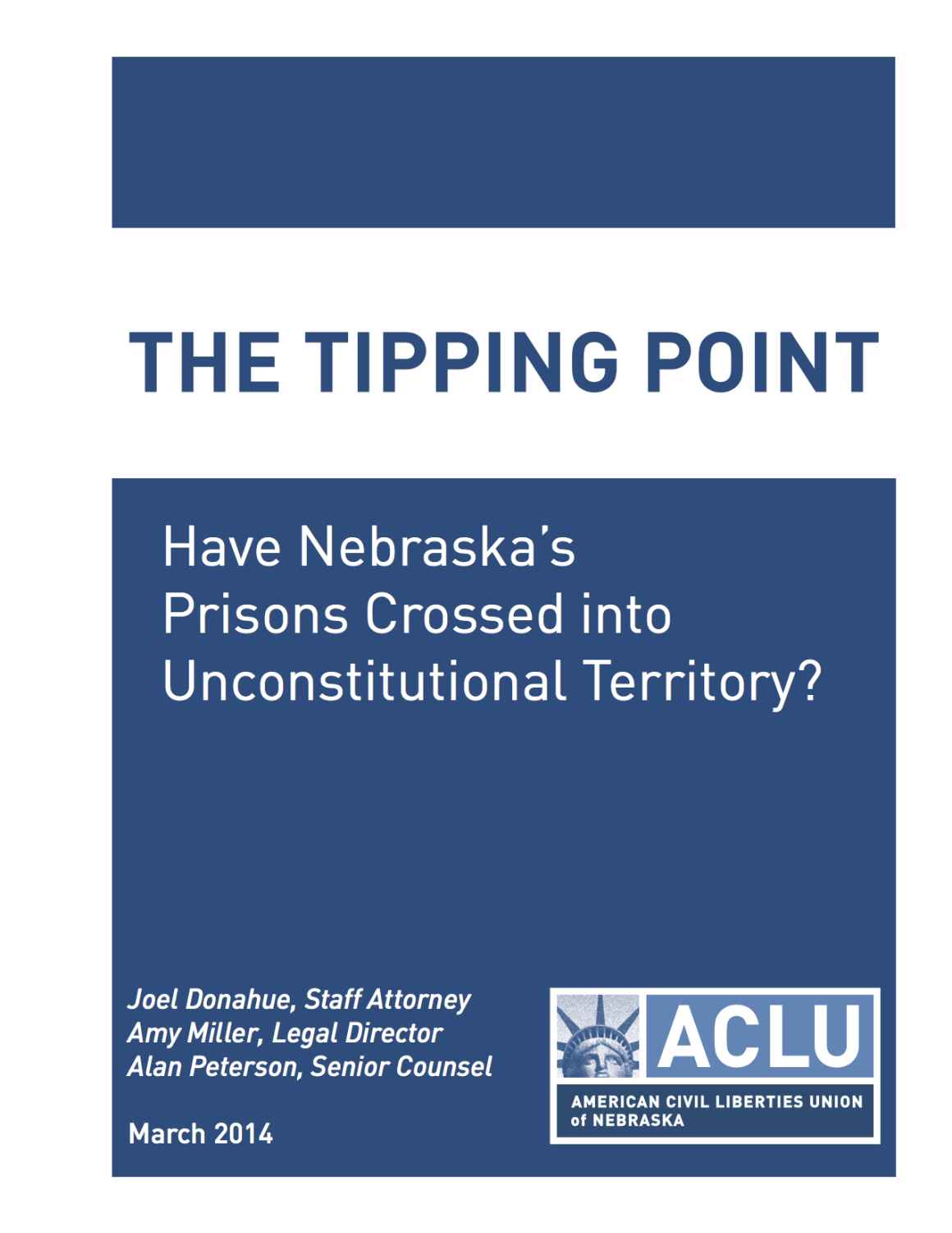 The Tipping Point Report Cover