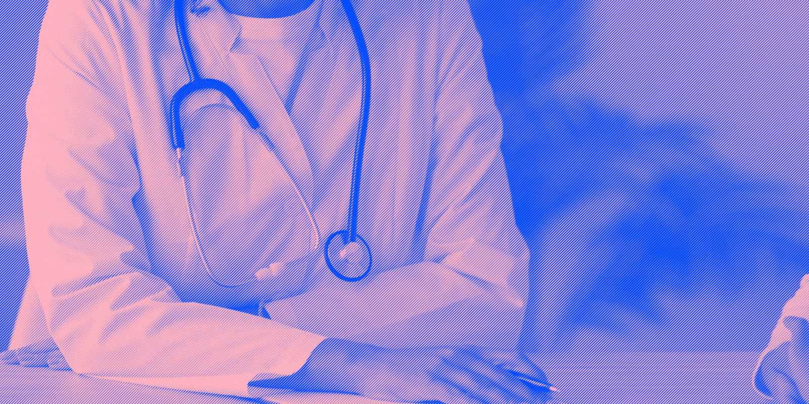 A doctor speaks with a patient.