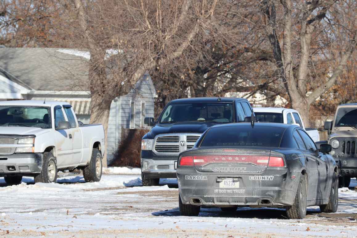 A photograph of a Dakota County Sheriff's cruiser.