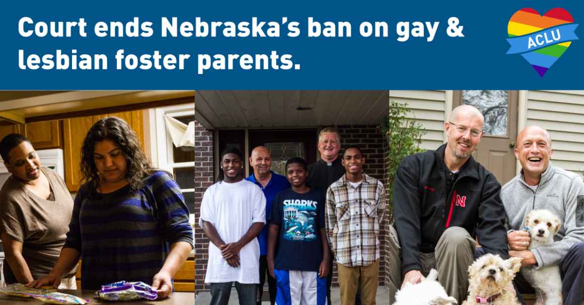 Same-sex couples who won the right to be foster parents.