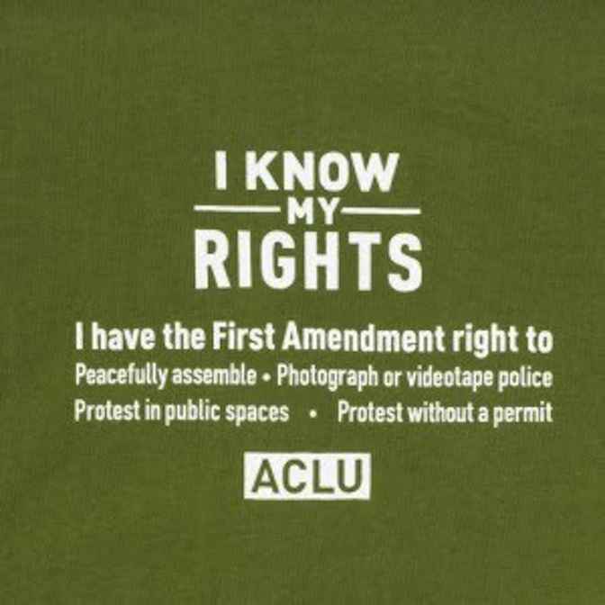 First Amendment: I Know My Rights