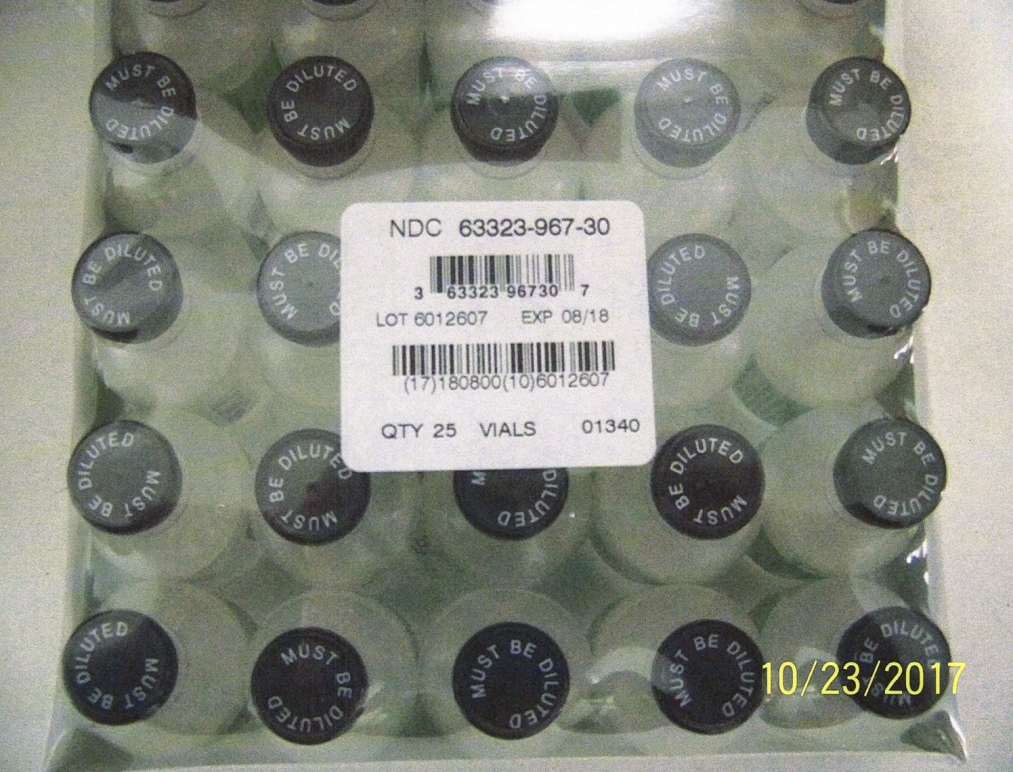 A photograph of vials contained in requested death penalty drug records.