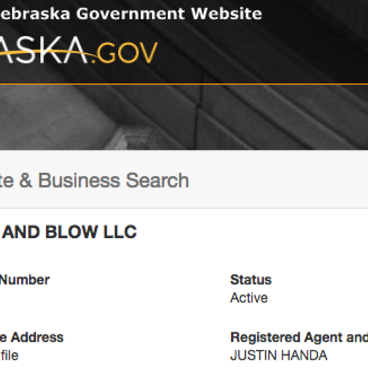 Secretary of State's webpage 