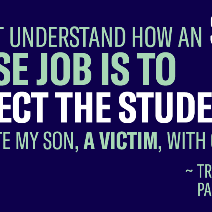 I do not understand how an SRO, whose job it is to protect the students, would cite my son, a victim, with charges.